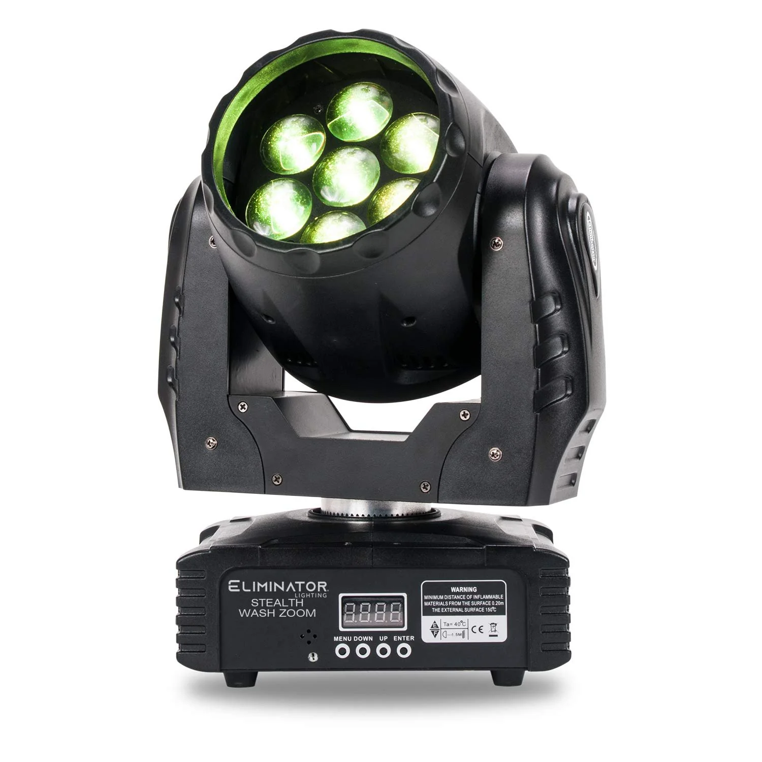 Eliminator Lighting ADJ - 7 X 12W LED Wash Zoom With Wired Digital communication Network (Stealth Wash Zoom) - Image 2