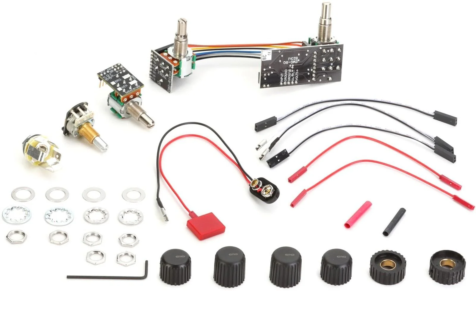 EMG BQC 4-knob Active Bass Preamp System