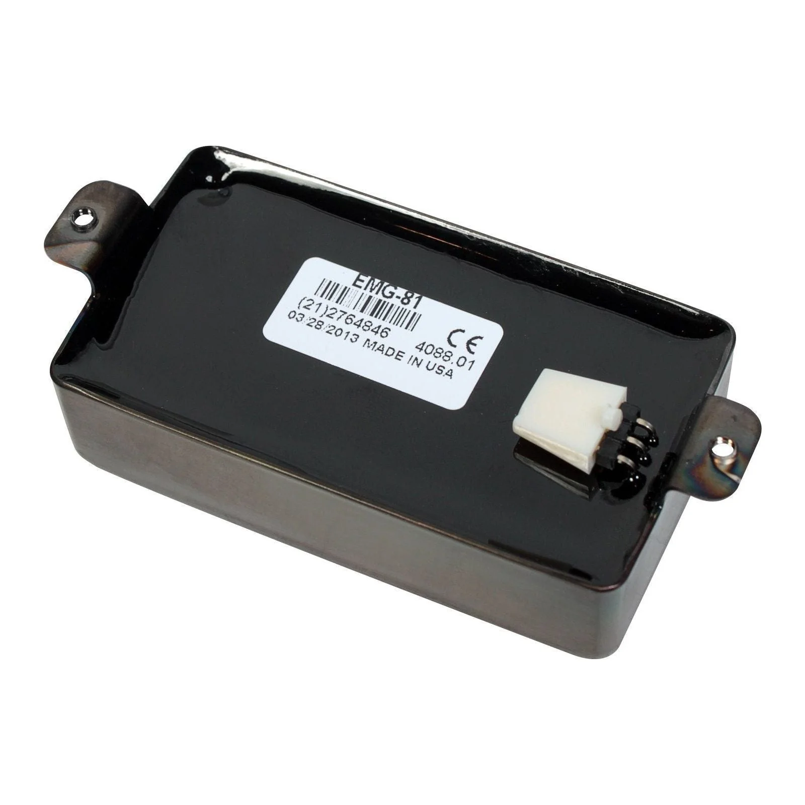 EMG MetalWorks EMG-81 Humbucking Active Pickup Brushed Black Chrome - Image 2