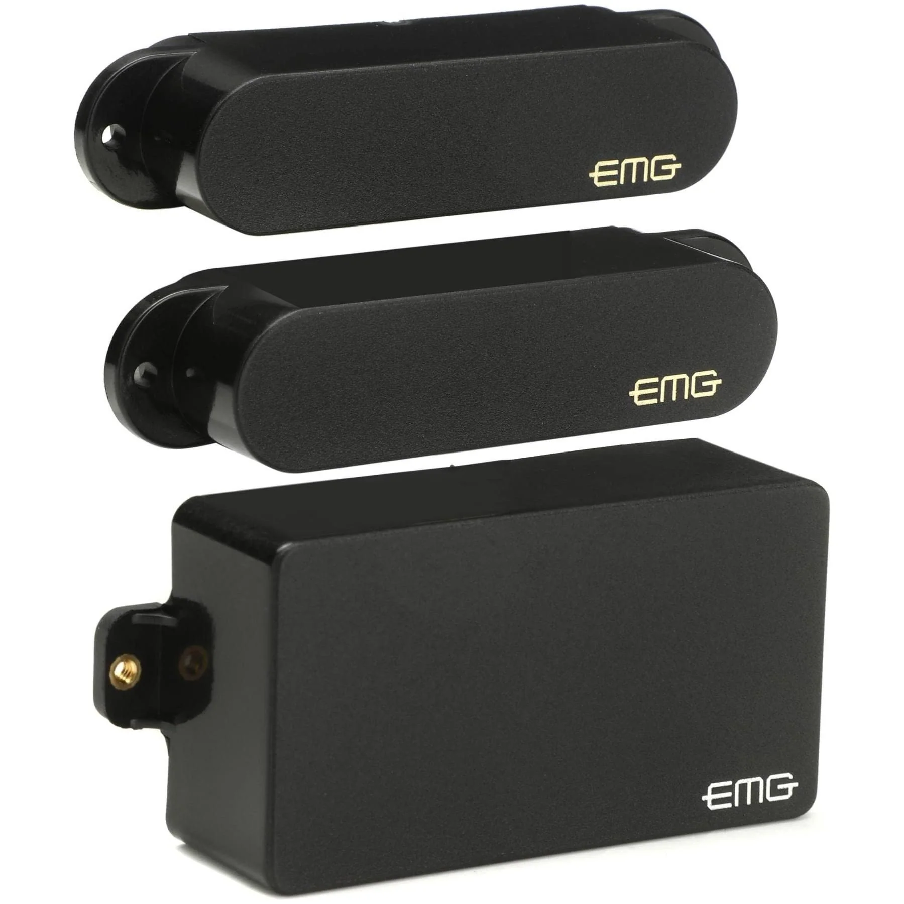 EMG SA/SA/81 Active Strat Pickup Set, Black - Image 2