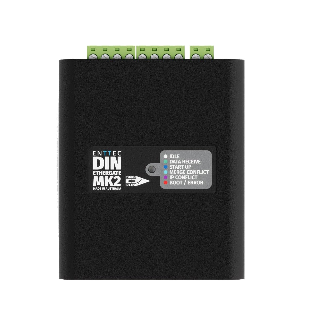 ENTTEC DIN Ethergate Mk2 POE 71031 2 Universe Bi-Directional Ethernet to Dual DMX RDM Converter, DMX500K Compatible - Image 4