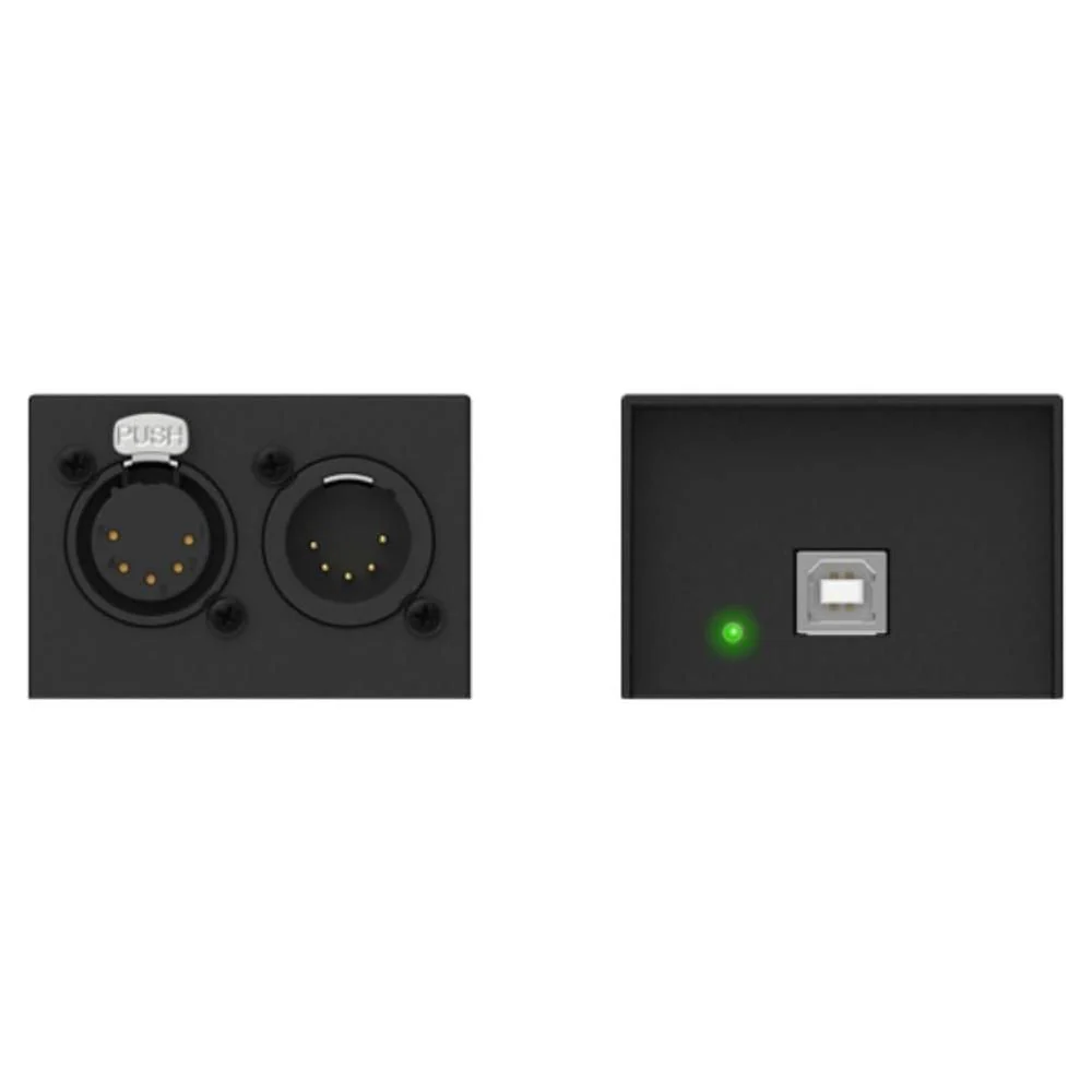 Enttec DMX USB PRO 70304 RDM Lighting Controller Interface Bundle w/DMX 3-Pin Lighting Cable and Liquid Audio Polishing Cloth - Image 5