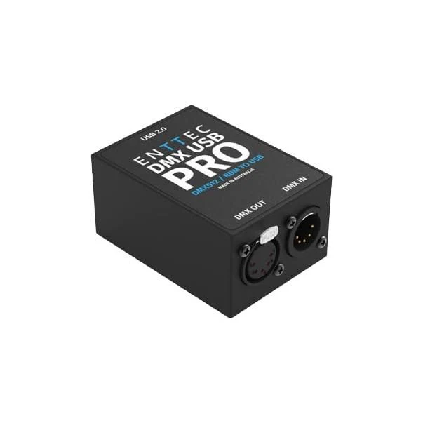 Enttec DMX USB PRO 70304 RDM Lighting Controller Interface Bundle w/DMX 3-Pin Lighting Cable and Liquid Audio Polishing Cloth - Image 6