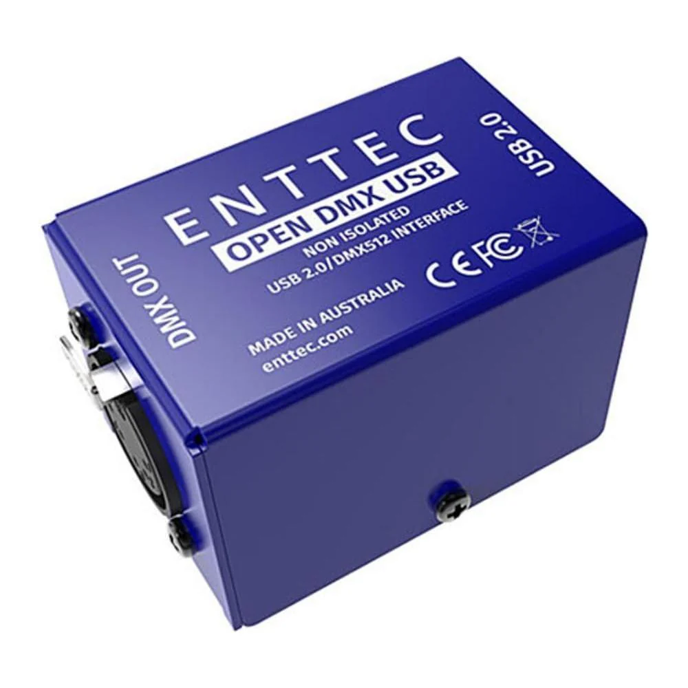 Enttec Open DMX USB Lighting Interface Controller Widget (Open Source/Hardware) Bundle DMX Adapter 5 Pin(M) to 3 Pin(F) XLR and Liquid Audio Polishing Cloth - Image 3