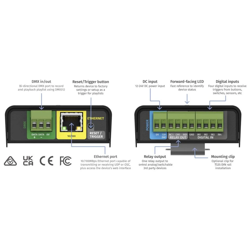 ENTTEC S-PLAY NANO Recording and Playback Controller - Image 7