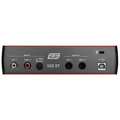 ESI The Producer Recording Bundle - ESI U22 XT Audio Interface, Pro Tools Artist, MoCo Passive Monitor Controller, Mik10 Condenser Microphone, eXtra10 Headphone, & Liquid Audio Polishing Cloth - Image 9