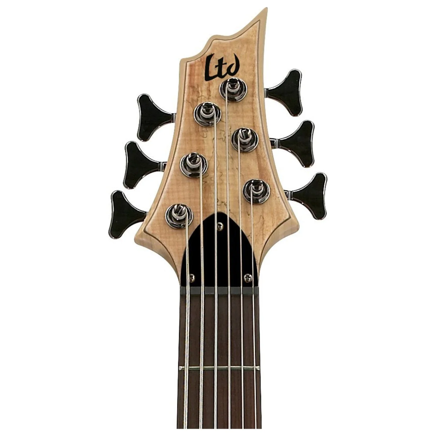 ESP LTD B-206SM Spalted Maple 6-String Bass Guitar, Natural Satin - Image 4