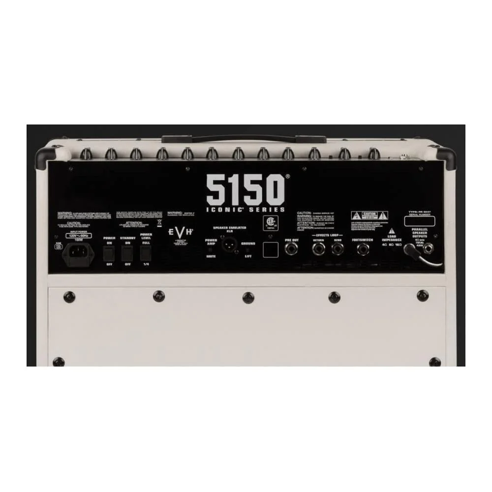 EVH 5150 Iconic Series 40-watt 1 x 12-inch Tube Combo Amp - Ivory - Image 6