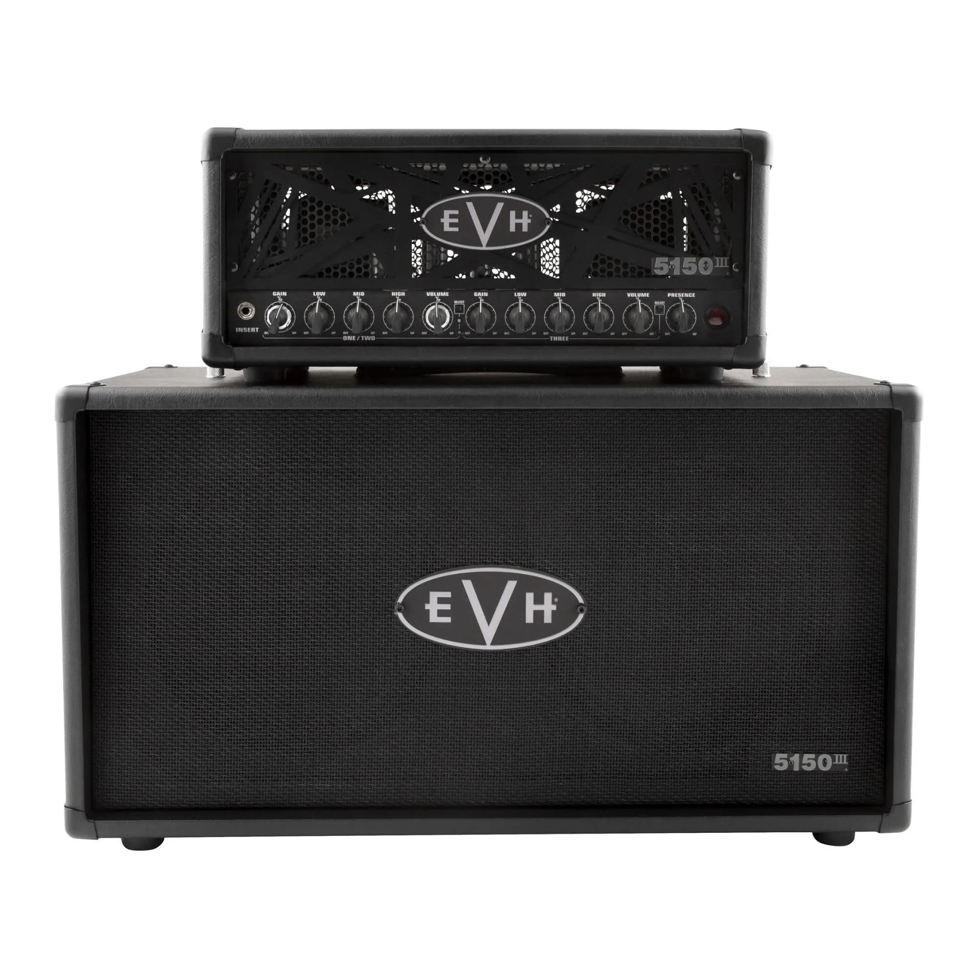 EVH 5150III 50S 6L6 50-watt Tube Head - Black Stealth - Image 2