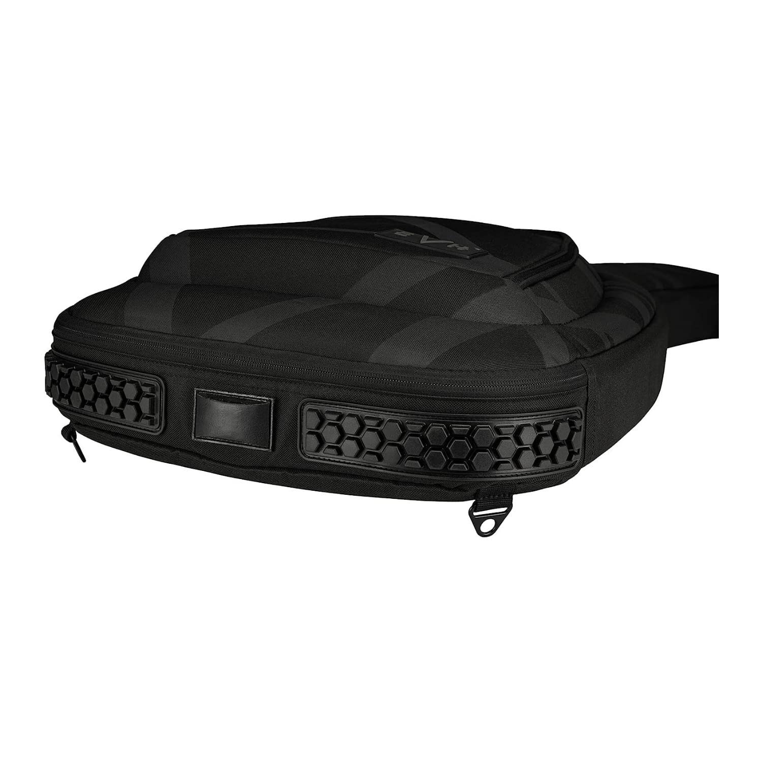 EVH Striped Durable, Stylish, and Secure Guitar Gig Bag for Wolfgang, Striped, and 5150 Series EVH Guitars (Black and Gray) - Image 7