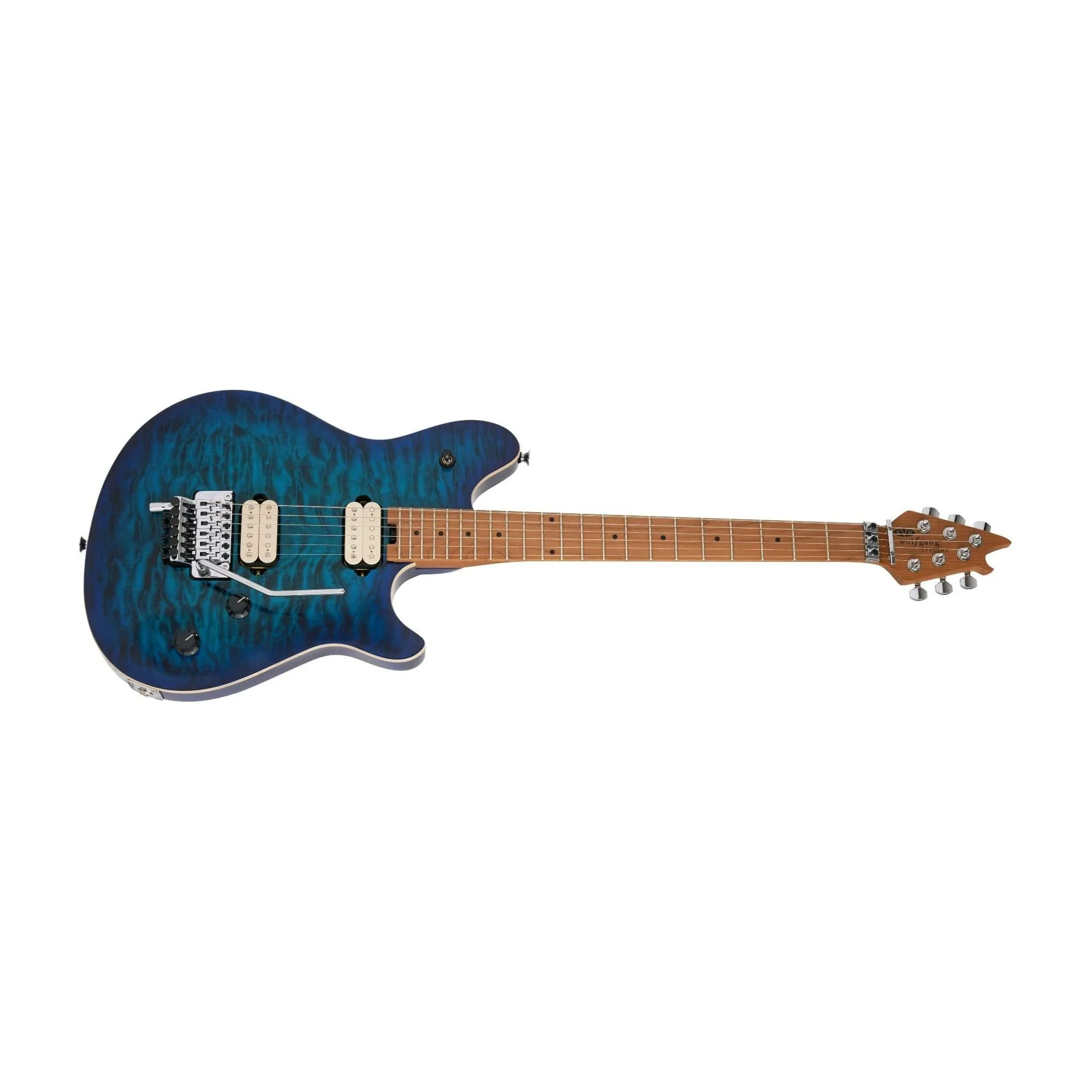 EVH Wolfgang Special QM Electric Guitar - Chlorine Burst with Baked Maple Fingerboard - Image 4