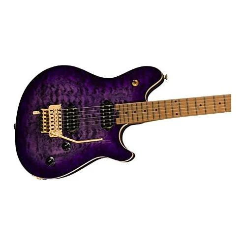 EVH Wolfgang Special QM Electric Guitar - Purple Burst - Image 3