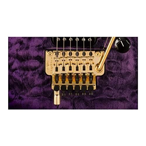 EVH Wolfgang Special QM Electric Guitar - Purple Burst - Image 7