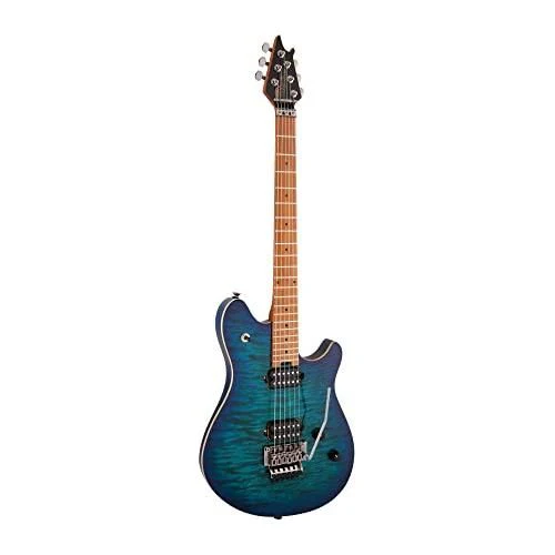 EVH Wolfgang Standard QM Electric Guitar - Chlorine Burst - Image 3