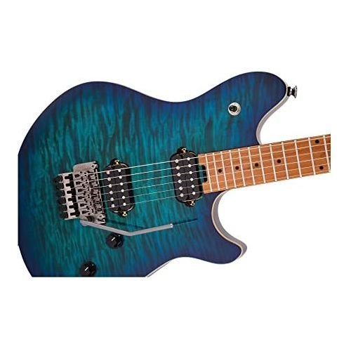 EVH Wolfgang Standard QM Electric Guitar - Chlorine Burst - Image 7