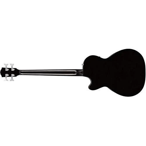 Fender Acoustic Bass Guitar 4-String with Fishman Bass Acoustic Guitar Pickup with Tuner and Equalizer, Classic Design with Rounded Walnut Fingerboard, Mahogany Construction, Spruce Top - Image 4
