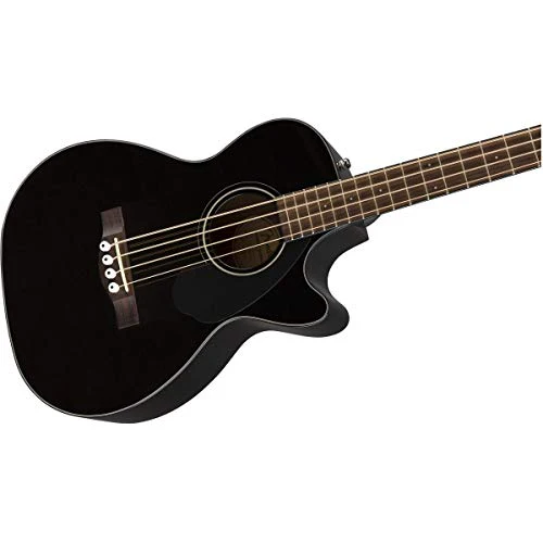 Fender Acoustic Bass Guitar 4-String with Fishman Bass Acoustic Guitar Pickup with Tuner and Equalizer, Classic Design with Rounded Walnut Fingerboard, Mahogany Construction, Spruce Top - Image 7