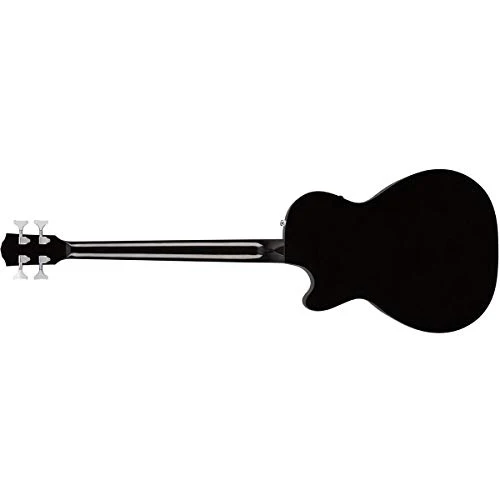 Fender Acoustic Bass Guitar 4-String with Fishman Bass Acoustic Guitar Pickup with Tuner and Equalizer, Classic Design with Rounded Walnut Fingerboard, Mahogany Construction, Spruce Top - Image 9