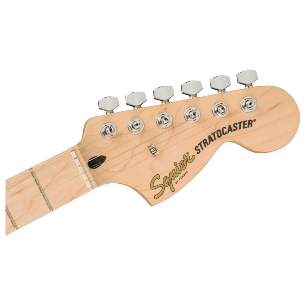 Fender Affinity Series™ Stratocaster®, Maple Fingerboard, Olympic White, 0378002505 Bundle w/12-Pack Guitar Picks and Liquid Audio Polishing Cloth - Image 3