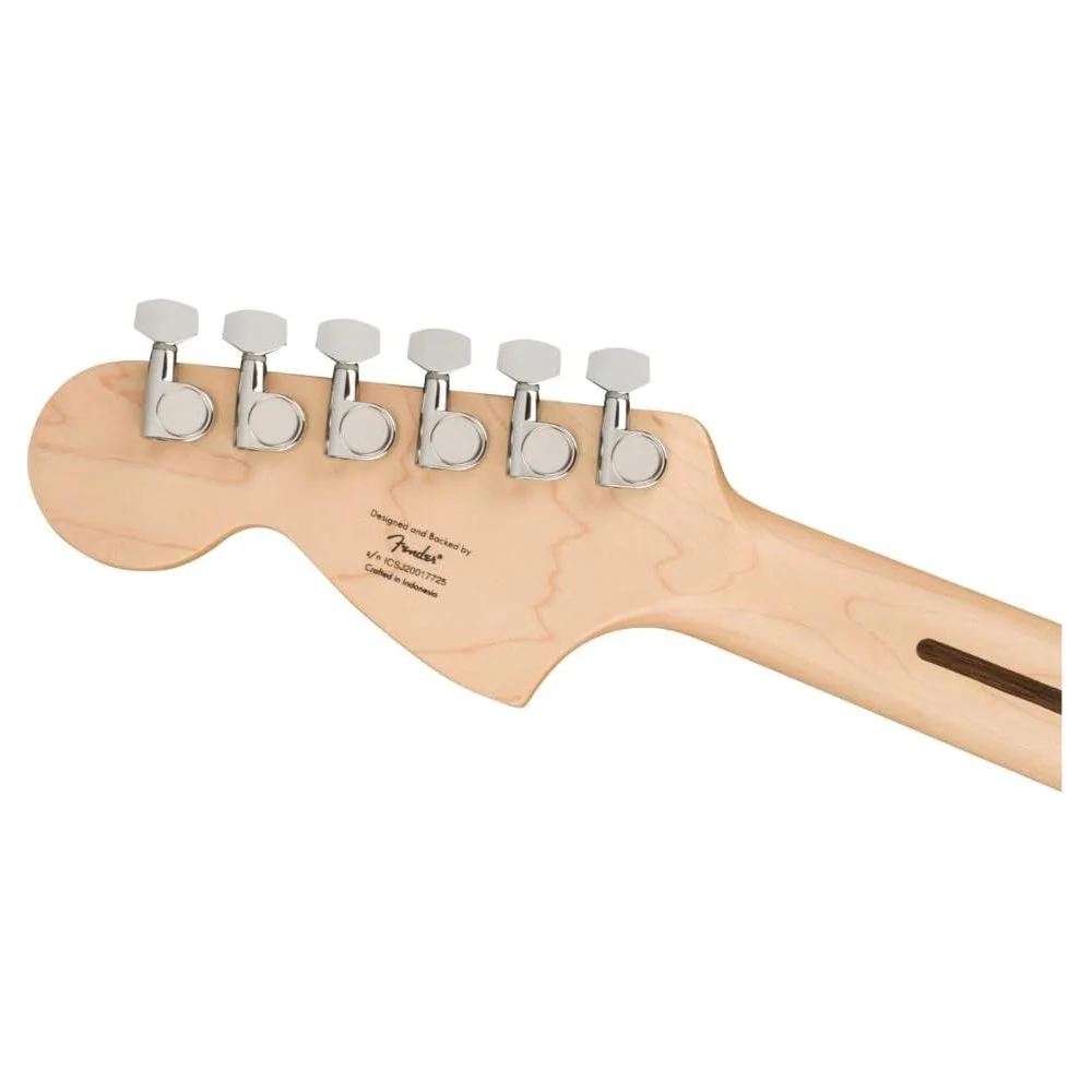 Fender Affinity Series™ Stratocaster®, Maple Fingerboard, Olympic White, 0378002505 Bundle w/12-Pack Guitar Picks and Liquid Audio Polishing Cloth - Image 4