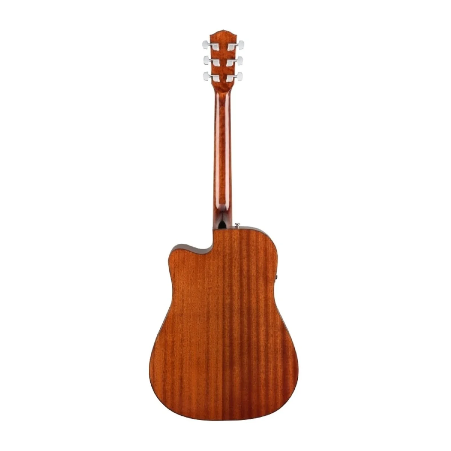 Fender All-Mahogany Dreadnought Cutaway Acoustic Electric Guitar, with 2-Year Warranty - Image 7