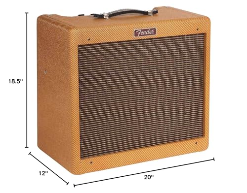 Fender Blues Junior Guitar Amplifier, Lacquered Tweed, with 2-Year Warranty - Image 2