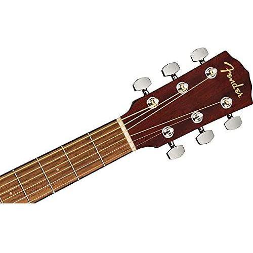 Fender CC-60S All-Mahogany Concert V2 Pack Acoustic Guitar, Natural, with Gig Bag and Accessories - Image 4