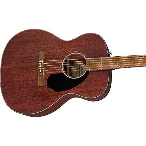 Fender CC-60S All-Mahogany Concert V2 Pack Acoustic Guitar, Natural, with Gig Bag and Accessories - Image 5