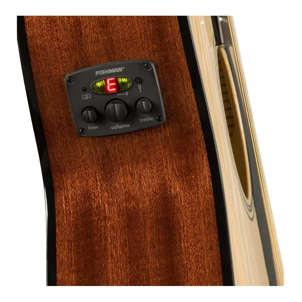 Fender CC-60SCE Concert Cutaway Acoustic Guitar, with 2-Year Warranty, Natural - Image 2