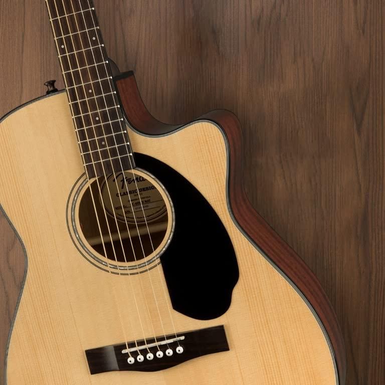 Fender CC-60SCE Concert Cutaway Acoustic Guitar, with 2-Year Warranty, Natural - Image 8