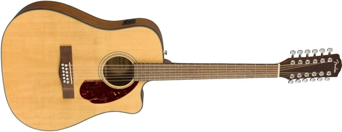 Fender CD-60 Dreadnought Acoustic Guitar V3 with Case, Walnut Fingerboard, Black, 0970110206 - Image 13