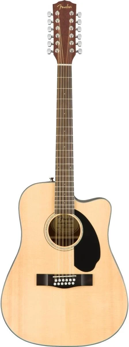 Fender CD-60 Dreadnought Acoustic Guitar V3 with Case, Walnut Fingerboard, Black, 0970110206 - Image 6
