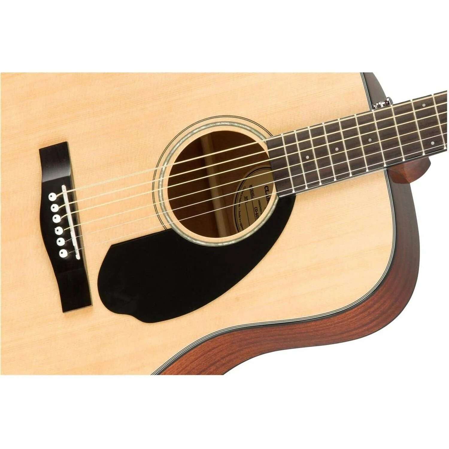 Fender CD-60S Dreadnought Acoustic Guitar, with 2-Year Warranty, Natural - Image 4