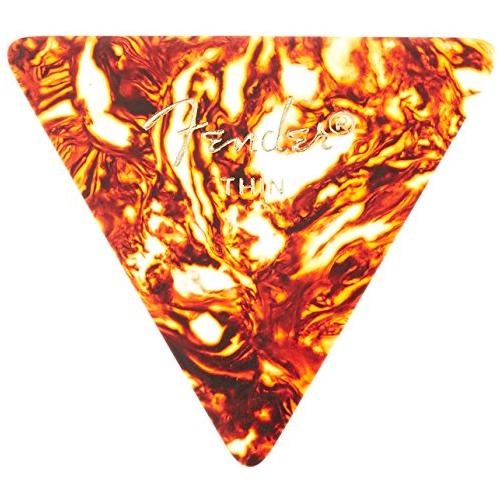 Fender Classic Celluloid Guitar Picks 346 Shape, Tortoise Shell, Extra Heavy - Image 2