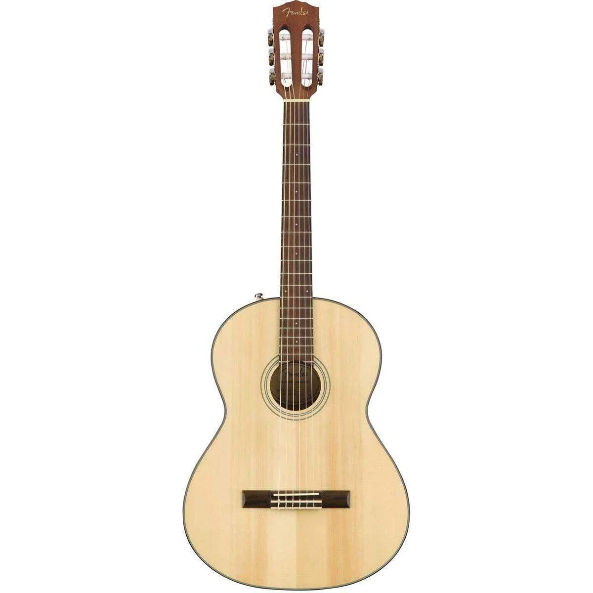 Fender CN-60S Nylon Acoustic Guitar, Walnut Fingerboard, Natural - Image 7