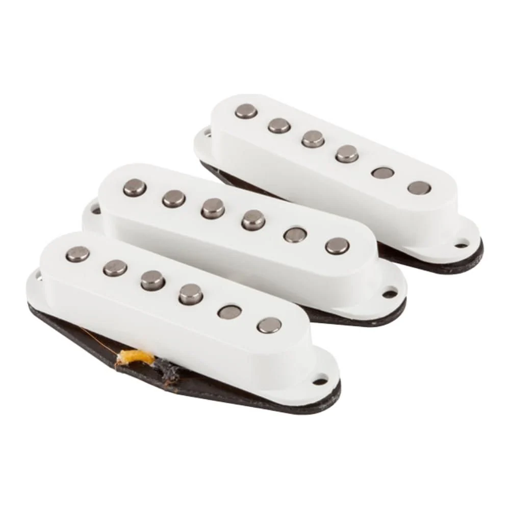 Fender Custom Shop Fat '50s Stratocaster Pickup Set of 3 Bundle w/Fender Picks & Liquid Audio Polishing Cloth - Image 2