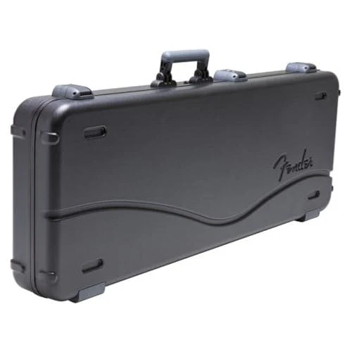 Fender Deluxe Molded Guitar Case for Jazzmaster/Jaguar Electric Guitar Case Bundle with 12x Fender Guitar Picks and Instrument Polishing Cloth - Image 3