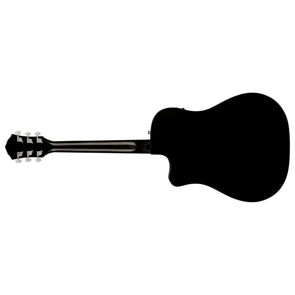 Fender FA-125CE Dreadnought Acoustic Guitars, Walnut Fingerboard, Sunburst Bundle w/ 12x Picks and Liquid Audio Polishing Cloth - Image 4