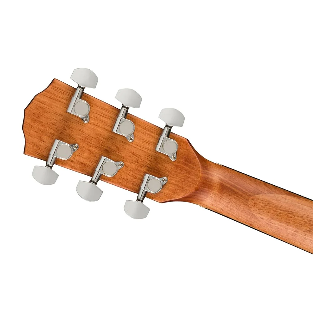 Fender FA-15 3/4 Steel Acoustic Guitar, Walnut Fingerboard, Black - 0971170106 Bundle w/ 12-Pack Guitar Pick and Liquid Audio Polishing Cloth - Image 3