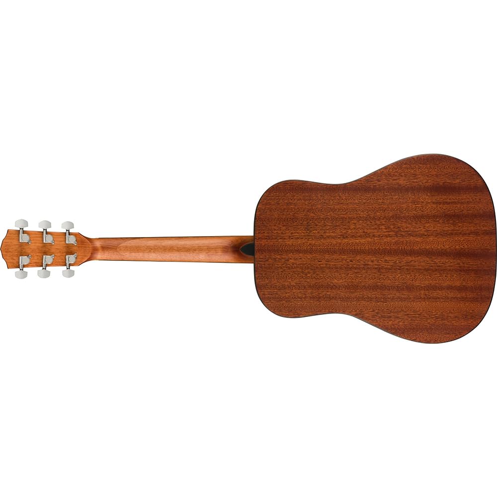 Fender FA-15 3/4 Steel Acoustic Guitar, Walnut Fingerboard, Black - 0971170106 Bundle w/ 12-Pack Guitar Pick and Liquid Audio Polishing Cloth - Image 5