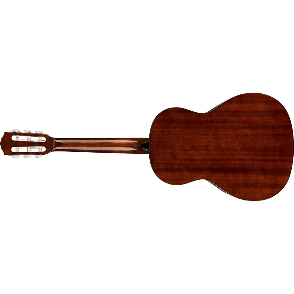 Fender FA-15N 3/4 Nylon Acoustic Guitar, Walnut Fingerboard, Natural - 0971160121 Bundle w/ 12-Pack Guitar Pick and Liquid Audio Polishing Cloth - Image 3
