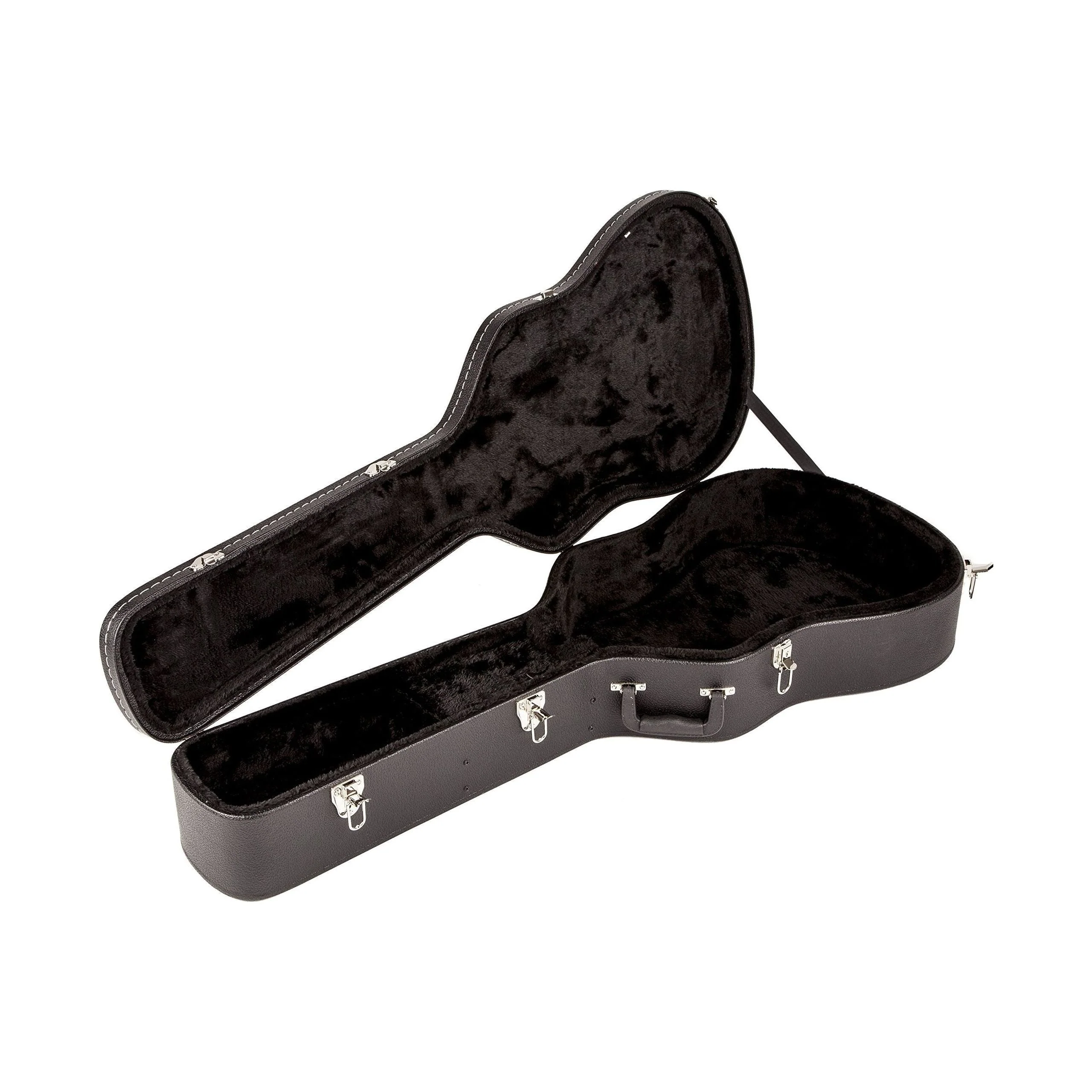 Fender Flat-Top Acoustic Guitar Case, Dreadnought, Black - Image 3