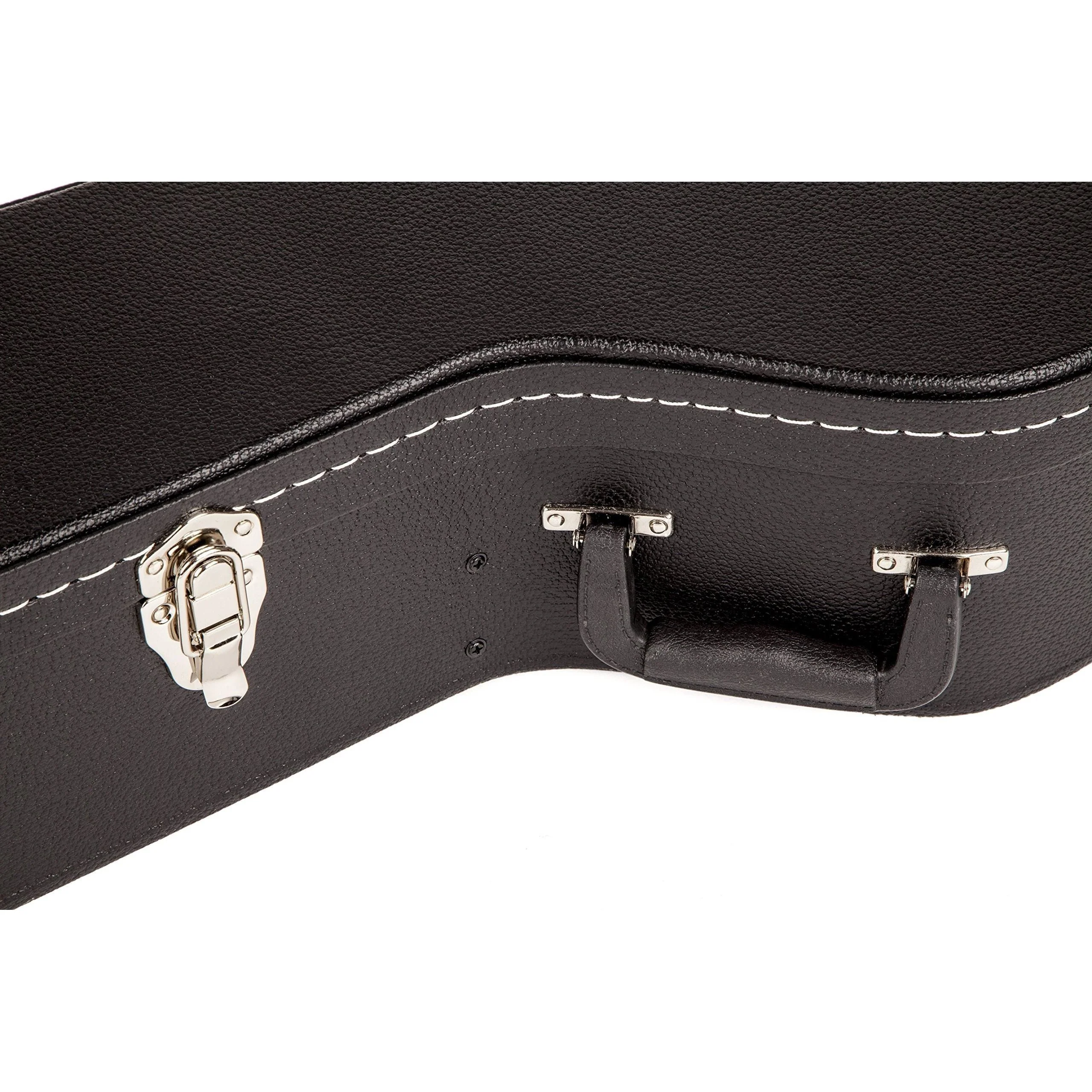Fender Flat-Top Acoustic Guitar Case, Dreadnought, Black - Image 6