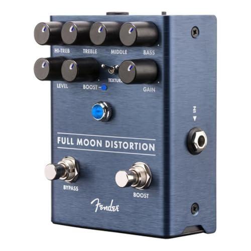 Fender Full Moon Distortion Effects Pedal, Boost and Gain Bundle w/2x Strukture S6P48 Woven Right Angle Patch Cables, 12x Guitar Picks and Liquid Audio Polishing Cloth - Image 4