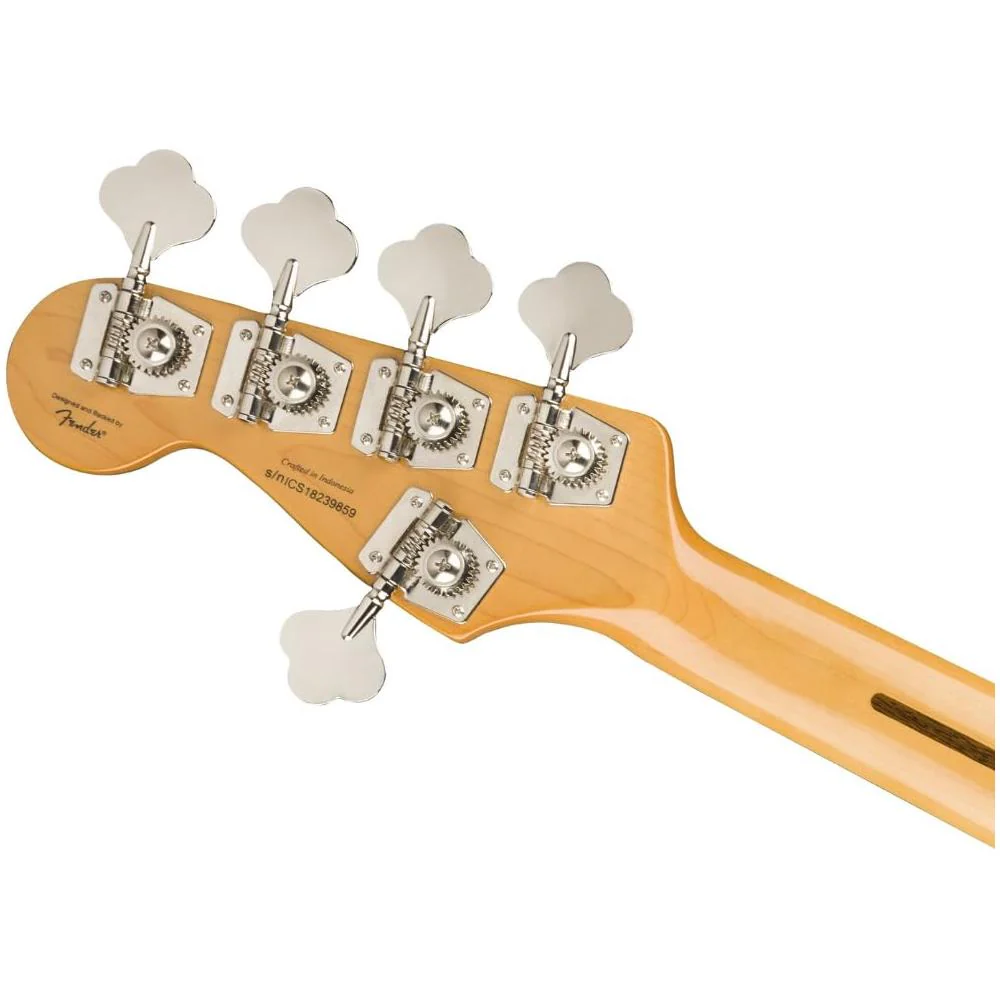 Fender Jazz Bass V Squier Classic Vibe '70s, Maple Fingerboard, Black Bundle with 12x Fender Guitar Picks & Liquid Audio Instrument Polishing Cloth - Image 6