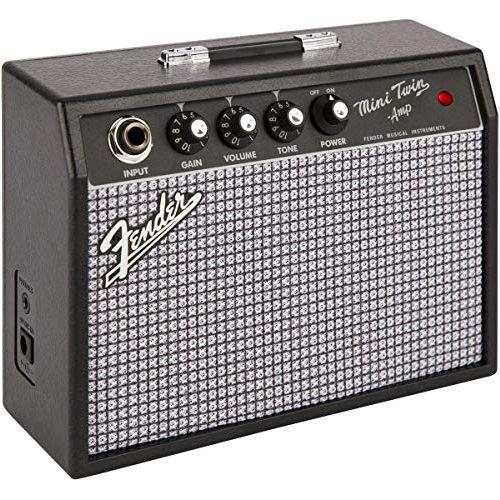 Fender Mini 65 Twin-Amp Electric Guitar Amplifier, Black, with 2-Year Warranty - Image 3