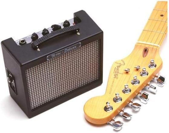 Fender Mini Deluxe Electric Guitar Amp, with 2-Year Warranty, Mini Guitar Amp, Portable Guitar Amp, 3 Watts, Black - Image 2