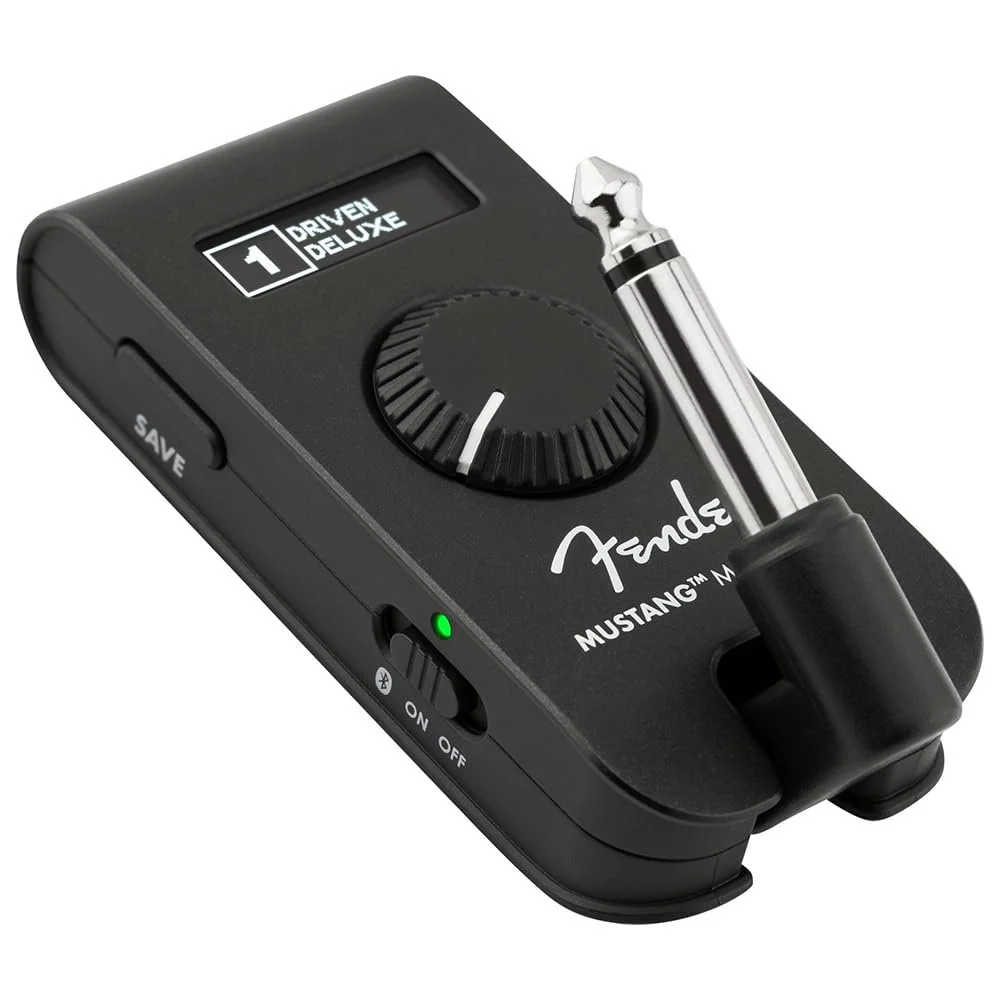 Fender Mustang Micro Plus Headphone Amplifier Bundle with 12x Guitar Picks and Instrument Polishing Cloth - Rechargeable Battery, Bluetooth Audio Streaming and 50 Amp and Effects Models - Image 6