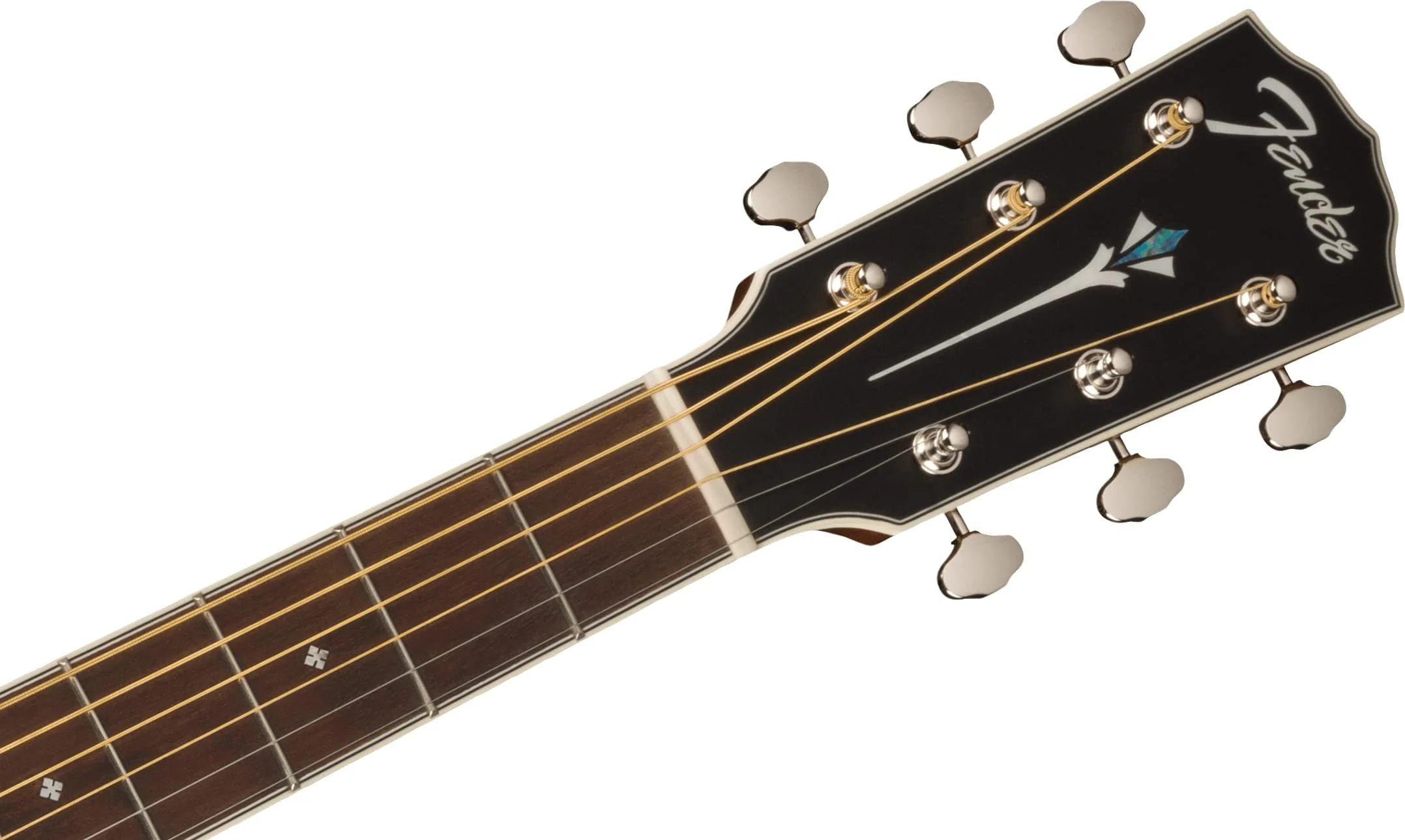 Fender Paramount PO-220E All-Mahogany Orchestra Acoustic Guitar, with 2-Year Warranty, Aged Cognac Burst, with Case - Image 6