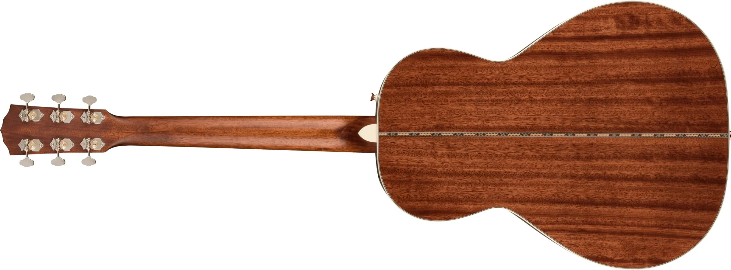 Fender Paramount PS-220E Parlor Acoustic Guitar, Natural, with Case - Image 2